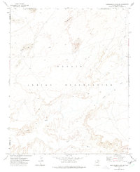 Download a high-resolution, GPS-compatible USGS topo map for Montezumas Chair NW, AZ (1975 edition)