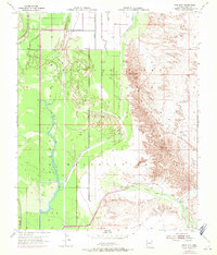 Download a high-resolution, GPS-compatible USGS topo map for Moon Mtn, AZ (1971 edition)