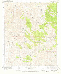 Download a high-resolution, GPS-compatible USGS topo map for Morgan Butte, AZ (1973 edition)
