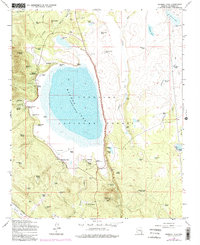 Download a high-resolution, GPS-compatible USGS topo map for Mormon Lake, AZ (1984 edition)