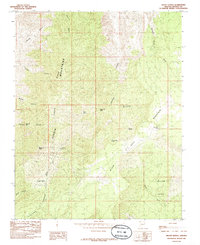 preview thumbnail of historical topo map of Mohave County, AZ in 1985