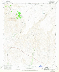 Download a high-resolution, GPS-compatible USGS topo map for Mount Triplet, AZ (1968 edition)