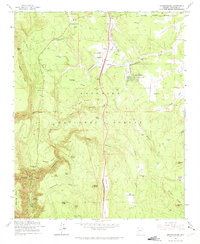 Download a high-resolution, GPS-compatible USGS topo map for Mountainaire, AZ (1975 edition)
