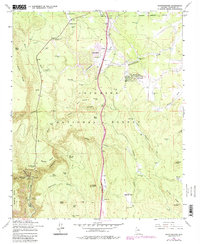 Download a high-resolution, GPS-compatible USGS topo map for Mountainaire, AZ (1983 edition)