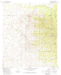 preview thumbnail of historical topo map of Santa Cruz County, AZ in 1981