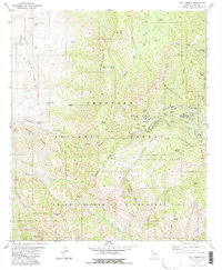Download a high-resolution, GPS-compatible USGS topo map for Mt Lemmon, AZ (1984 edition)