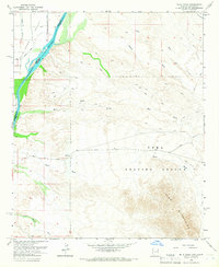 preview thumbnail of historical topo map of La Paz County, AZ in 1964