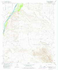 Download a high-resolution, GPS-compatible USGS topo map for Mule Wash, AZ (1977 edition)