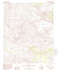 preview thumbnail of historical topo map of Yavapai County, AZ in 1986