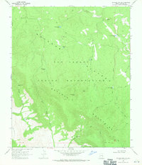preview thumbnail of historical topo map of Graham County, AZ in 1967