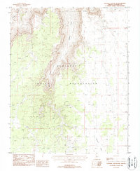 Download a high-resolution, GPS-compatible USGS topo map for National Canyon SW, AZ (1988 edition)