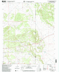 preview thumbnail of historical topo map of Apache County, AZ in 1997