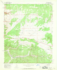 preview thumbnail of historical topo map of Mohave County, AZ in 1967