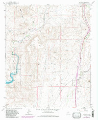 Download a high-resolution, GPS-compatible USGS topo map for New River, AZ (1986 edition)