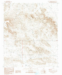 Download a high-resolution, GPS-compatible USGS topo map for New Water Mountains, AZ (1990 edition)
