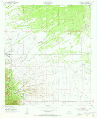 Download a high-resolution, GPS-compatible USGS topo map for Nicksville, AZ (1955 edition)