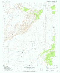 preview thumbnail of historical topo map of Apache County, AZ in 1974