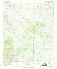 Download a high-resolution, GPS-compatible USGS topo map for Ninetysix Hills NE, AZ (1969 edition)
