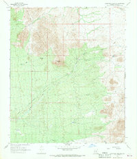 Download a high-resolution, GPS-compatible USGS topo map for Ninetysix Hills SE, AZ (1969 edition)