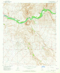 preview thumbnail of historical topo map of Pinal County, AZ in 1964