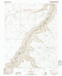 Download a high-resolution, GPS-compatible USGS topo map for North Canyon Point, AZ (1985 edition)