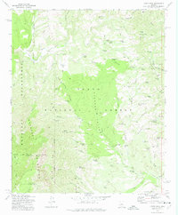 Download a high-resolution, GPS-compatible USGS topo map for North Peak, AZ (1986 edition)