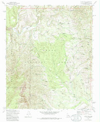 Download a high-resolution, GPS-compatible USGS topo map for North Peak, AZ (1975 edition)
