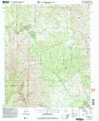 Download a high-resolution, GPS-compatible USGS topo map for North Peak, AZ (2007 edition)