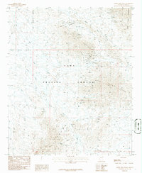 Download a high-resolution, GPS-compatible USGS topo map for North Trigo Peaks, AZ (1986 edition)
