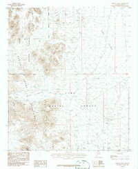 Download a high-resolution, GPS-compatible USGS topo map for North of Roll, AZ (1986 edition)