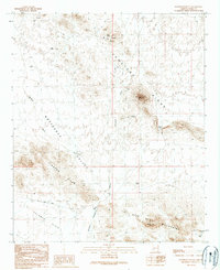 Download a high-resolution, GPS-compatible USGS topo map for Nottbusch Butte, AZ (1990 edition)