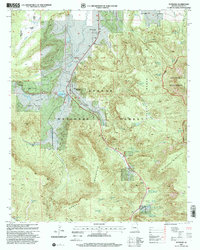 Download a high-resolution, GPS-compatible USGS topo map for Nutrioso, AZ (2000 edition)