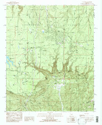 preview thumbnail of historical topo map of Coconino County, AZ in 1990