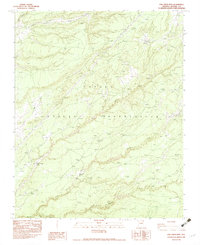 Download a high-resolution, GPS-compatible USGS topo map for Oak Creek Mtn, AZ (1983 edition)