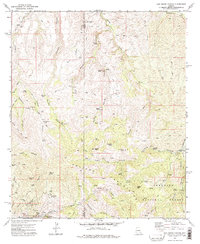 Download a high-resolution, GPS-compatible USGS topo map for Oak Grove Canyon, AZ (1975 edition)