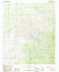 Download a high-resolution, GPS-compatible USGS topo map for Oracle, AZ (1989 edition)