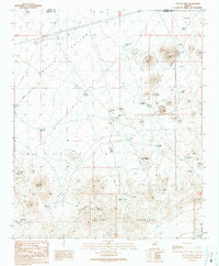 Download a high-resolution, GPS-compatible USGS topo map for Outlaw Hill, AZ (1990 edition)