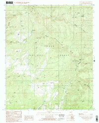 Download a high-resolution, GPS-compatible USGS topo map for Oxbow Mountain, AZ (1991 edition)