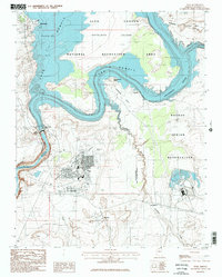 Download a high-resolution, GPS-compatible USGS topo map for Page, AZ (1986 edition)