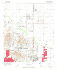 preview thumbnail of historical topo map of Paradise Valley, Maricopa County, AZ in 1965