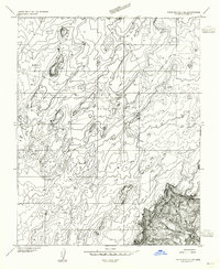 Download a high-resolution, GPS-compatible USGS topo map for Paria Plateau SE, AZ (1955 edition)