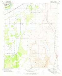 preview thumbnail of historical topo map of La Paz County, AZ in 1970