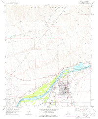 Download a high-resolution, GPS-compatible USGS topo map for Parker, AZ (1977 edition)