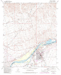 Download a high-resolution, GPS-compatible USGS topo map for Parker, AZ (1985 edition)