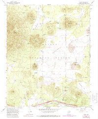 Download a high-resolution, GPS-compatible USGS topo map for Parks, AZ (1988 edition)