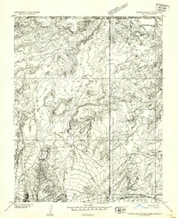 Download a high-resolution, GPS-compatible USGS topo map for Pastora Peak NE, AZ (1954 edition)