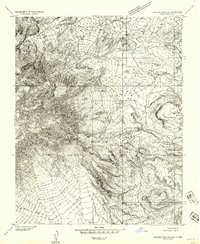Download a high-resolution, GPS-compatible USGS topo map for Pastora Peak SE, AZ (1954 edition)