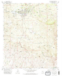 Download a high-resolution, GPS-compatible USGS topo map for Payson South, AZ (1975 edition)