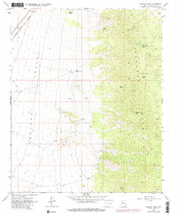 Download a high-resolution, GPS-compatible USGS topo map for Peacock Peak, AZ (1980 edition)