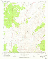Download a high-resolution, GPS-compatible USGS topo map for Peeples Valley, AZ (1972 edition)